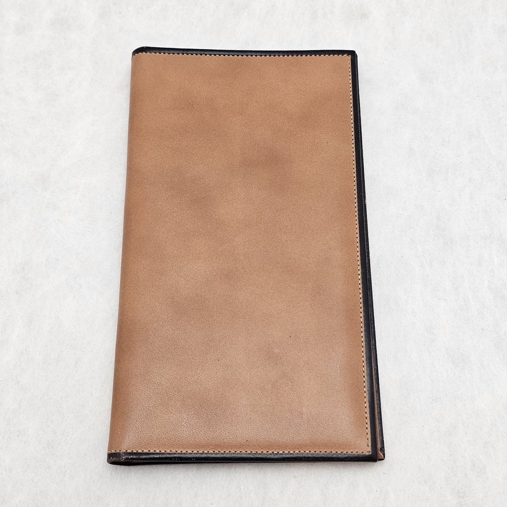 EUC VTG Swank Palomino Steerhide Chest Pocket Wallet / Travel Document Holder